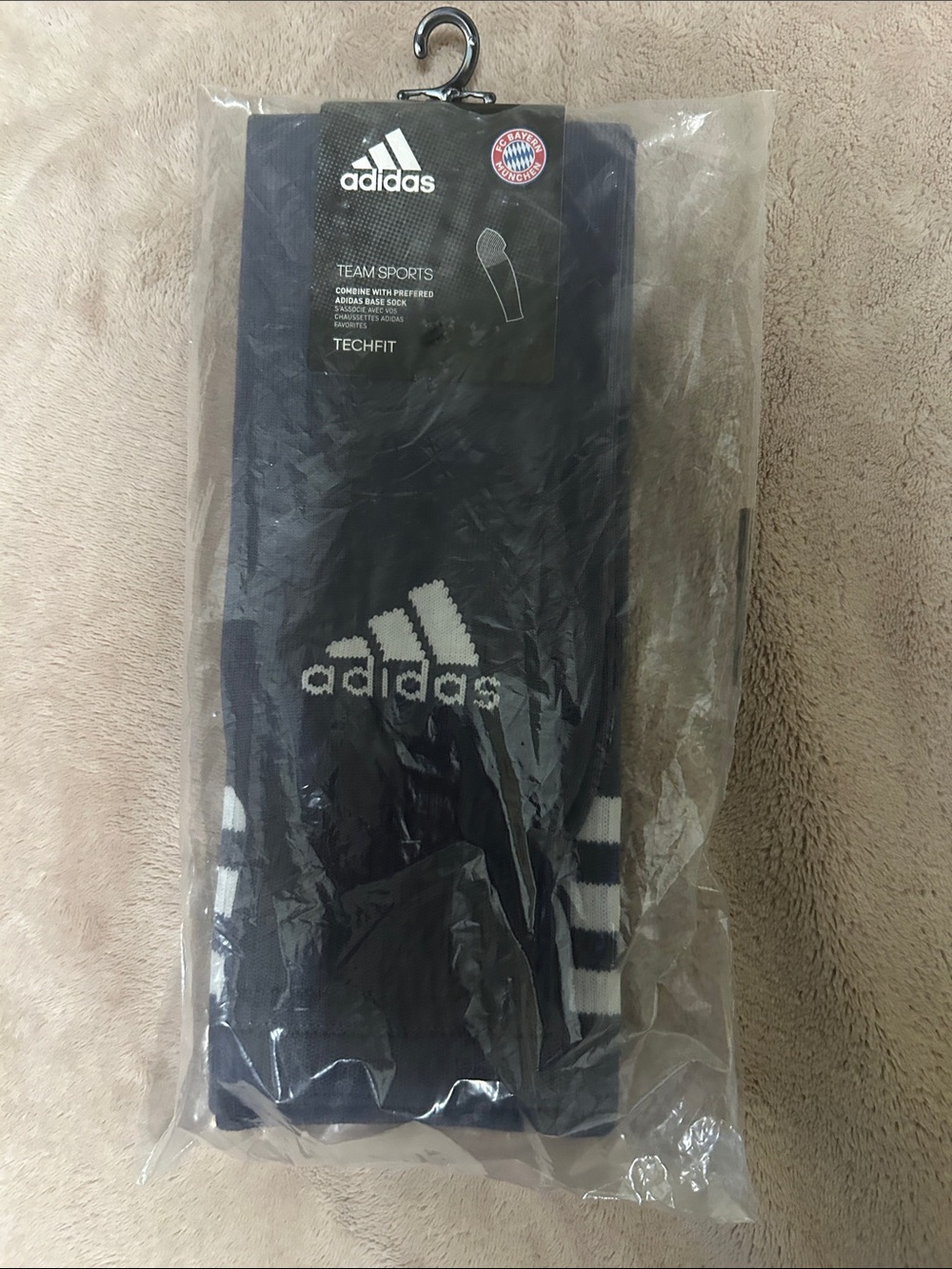 BAYERN OVERSOCK adidas Black and White Techfit Athletic Socks